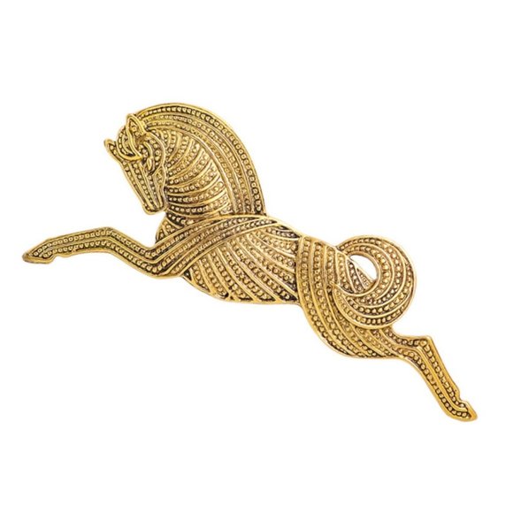 Large size horse brooch pin pendant - Picture 5 of 8